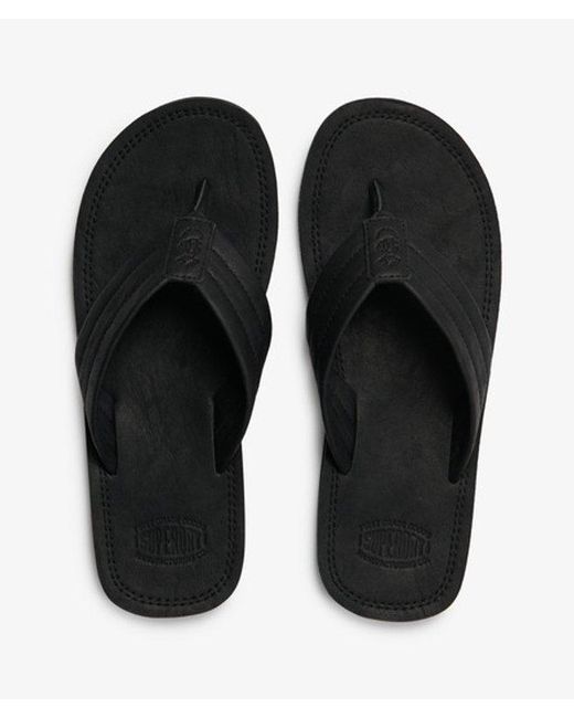 Superdry Black & Co Vintage Flip Flops for men