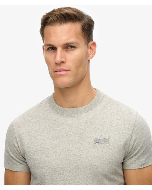 Superdry Gray & Co Essential Logo T-shirt for men