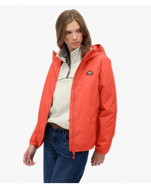 Superdry Red & Co Essential Tri Windbreaker Jacket