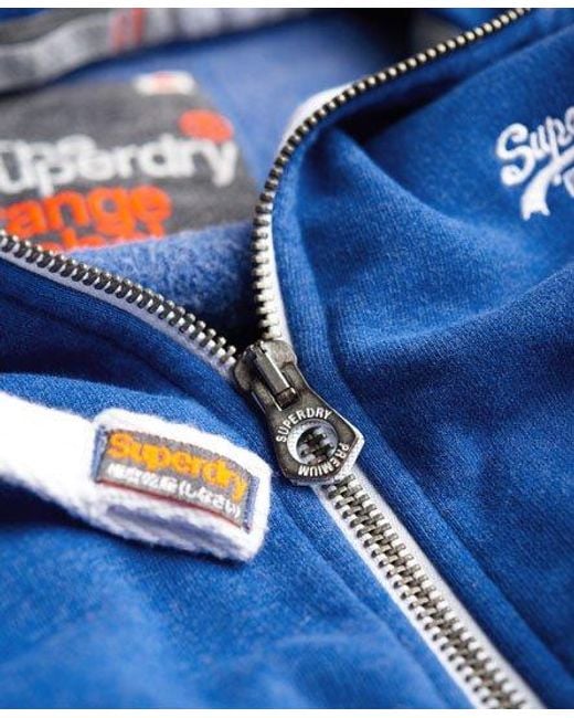 Superdry Blue Label Zip Hoodie Yale Marl for men