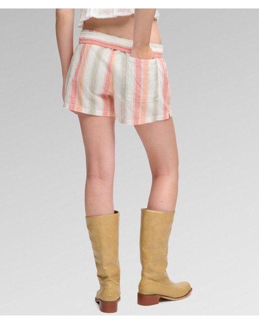 Superdry Pink & Co Komodo Noosa Stripe Shorts