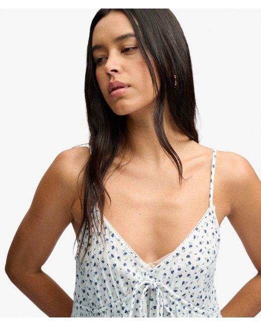 Superdry White & Co Textured Woven Cami Dress
