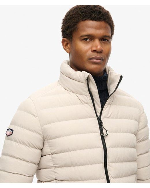 Superdry Natural & Co Fuji Printed Padded Jacket for men