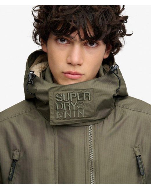 Superdry Green & Co Hooded Arctic Windcheater Jacket for men