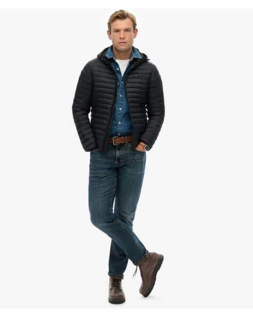 Superdry Blue & Co Hooded Fuji Lite Jacket for men