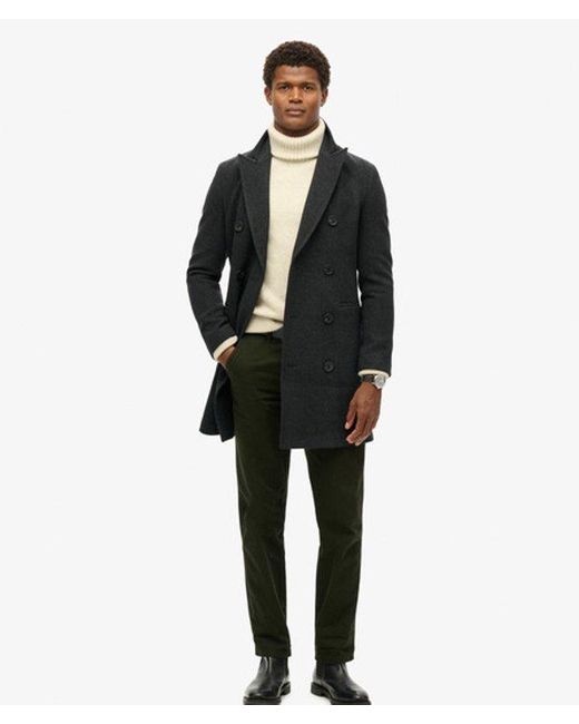 Superdry Black & Co The Merchant Store - Town Coat for men