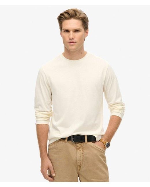 Superdry White Classic Essential Top for men