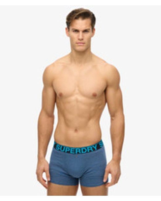 Superdry Blue & Co Boxer Triple Pack for men