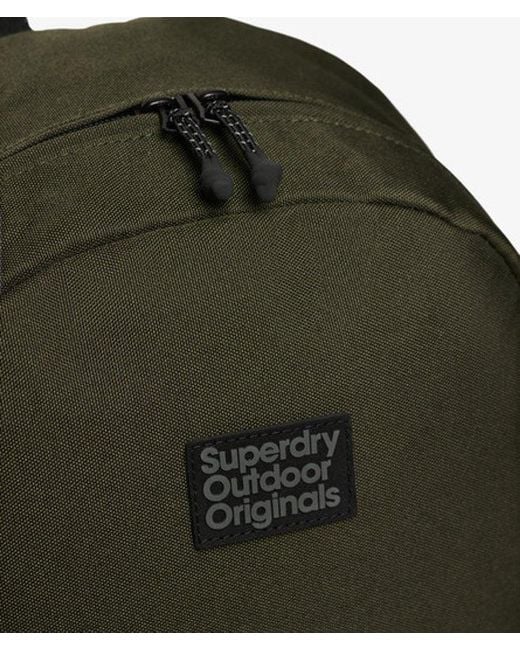 Superdry Green Classic Patch Montana Backpack