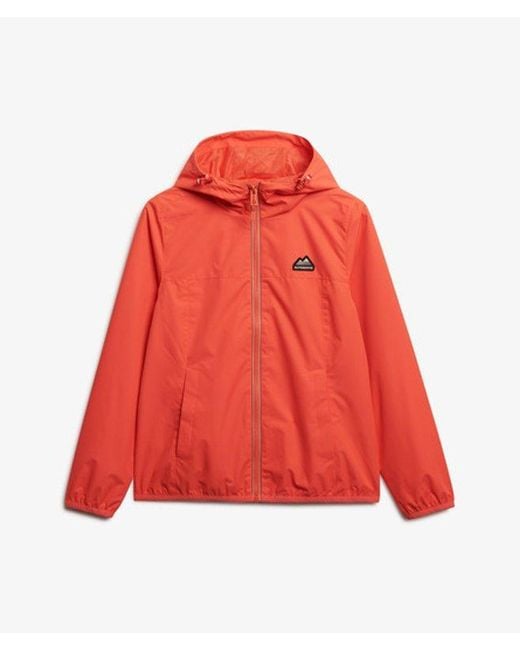 Superdry Red & Co Essential Tri Windbreaker Jacket