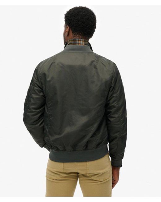 Superdry Gray Merchant Ma1 Bomber Jacket for men
