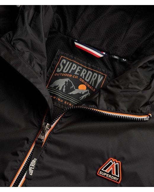Superdry Black & Co Essential Windbreaker Jacket for men