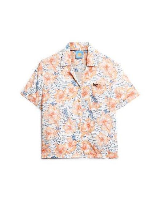 Superdry Blue Beach Resort Shirt