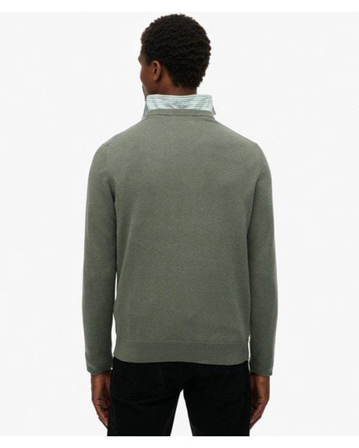 Superdry Green & Co Essentials Cotton Jumper for men