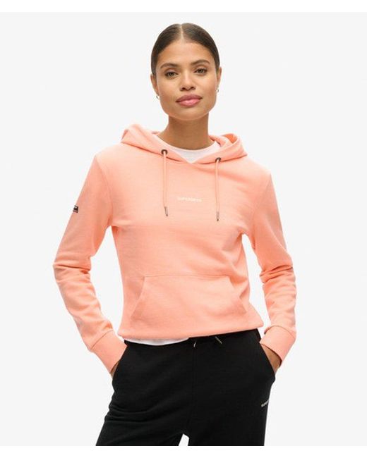 Superdry Red & Co Plain Hoodie