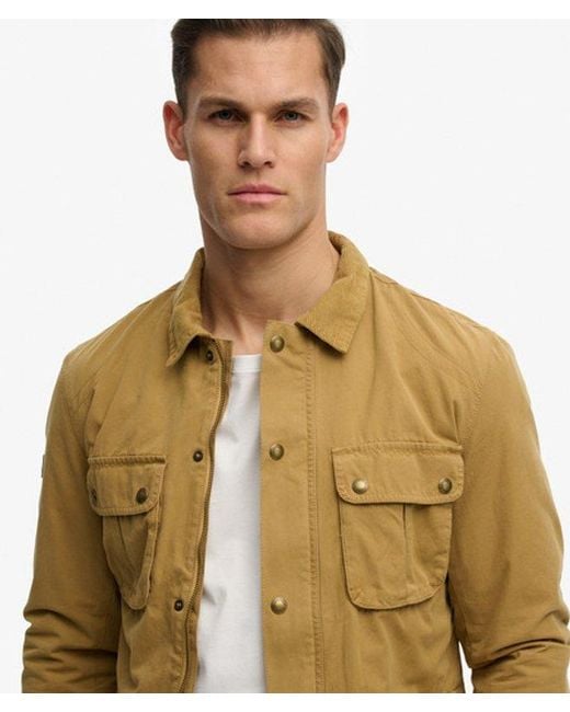Superdry Brown & Co Cotton Burford Jacket for men