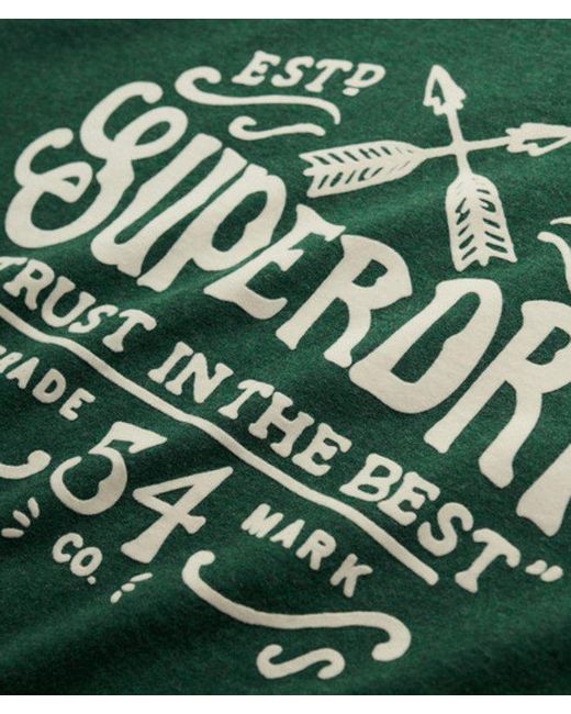 Superdry Green & Co Outdoor Flock Relaxed T-shirt for men