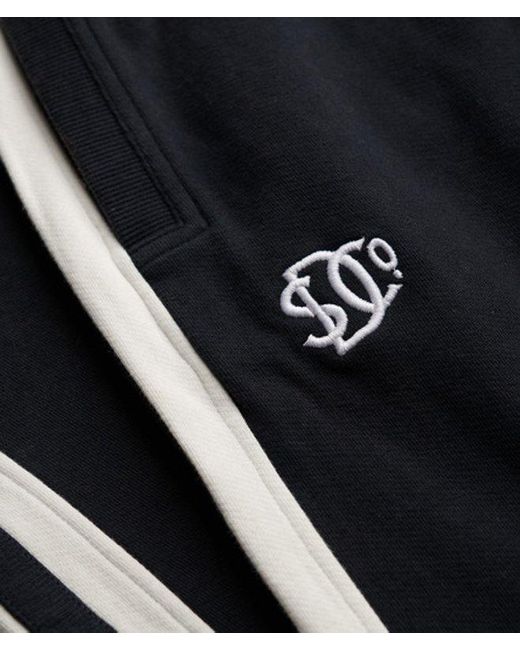 Superdry Black & Co Athletic Fives joggers for men