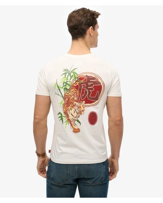 Superdry White & Co Vintage Logo Tokyo Relaxed T-shirt for men