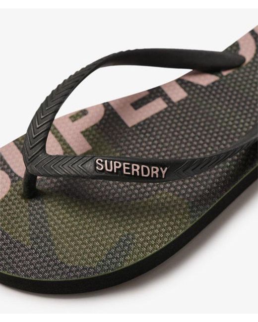 Superdry White & Co Logo Flip Flops