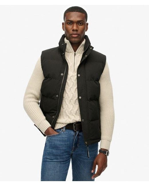 Superdry Blue & Co Everest Non-hooded Gilet for men