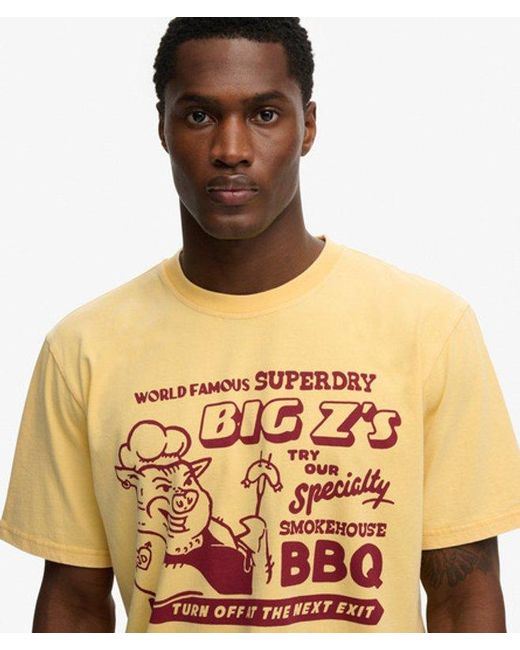 Superdry Metallic & Co Roadside Trade Loose T-shirt for men