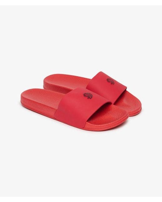 Superdry Red & Co . Pool Sliders for men