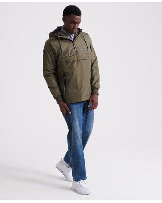 Superdry Fleece Surplus Goods Pop Over Hood Jacket in Green for Men - Save  10% - Lyst