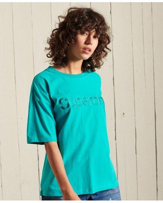 Superdry Blue Core Logo Source T-Shirt Opal