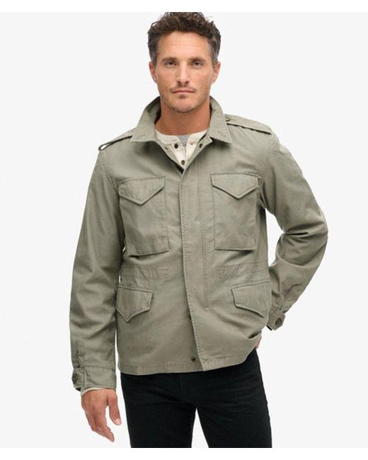 Superdry The Merchant Store - Field Jas in het Gray voor heren