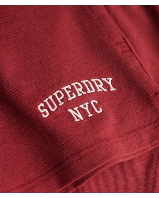 Superdry Red & Co Athletic Essentials Graphic Shorts