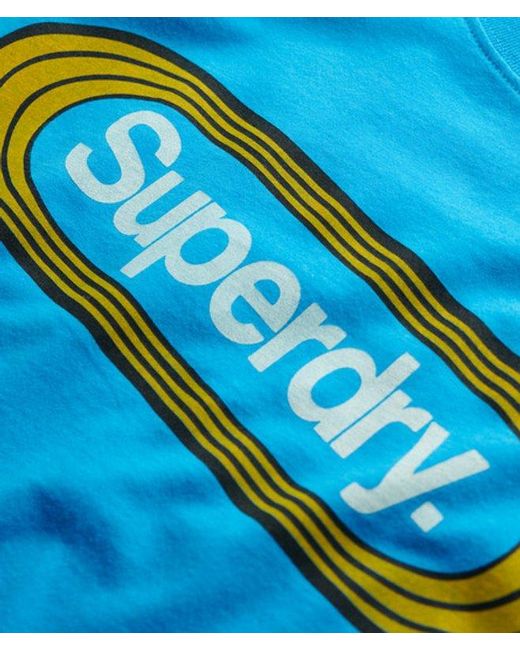Superdry Blue & Co Vintage Trade Tab T-shirt for men