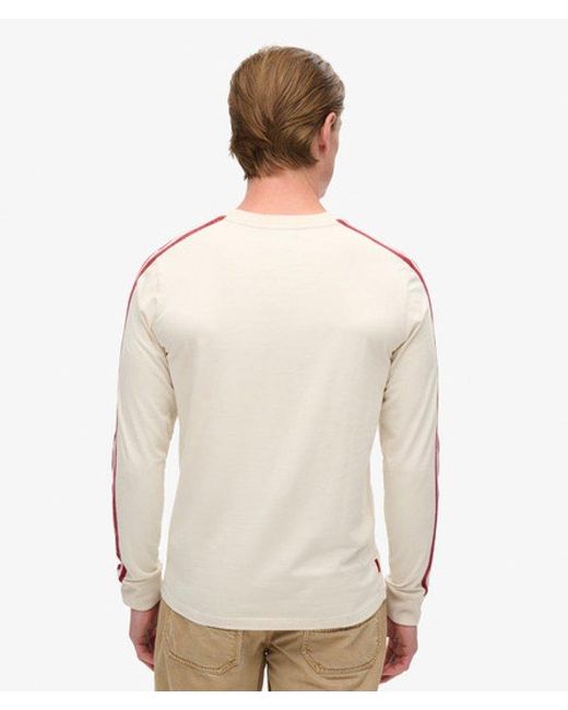 Superdry Natural & Co Essential Logo Retro Long Sleeve Top for men