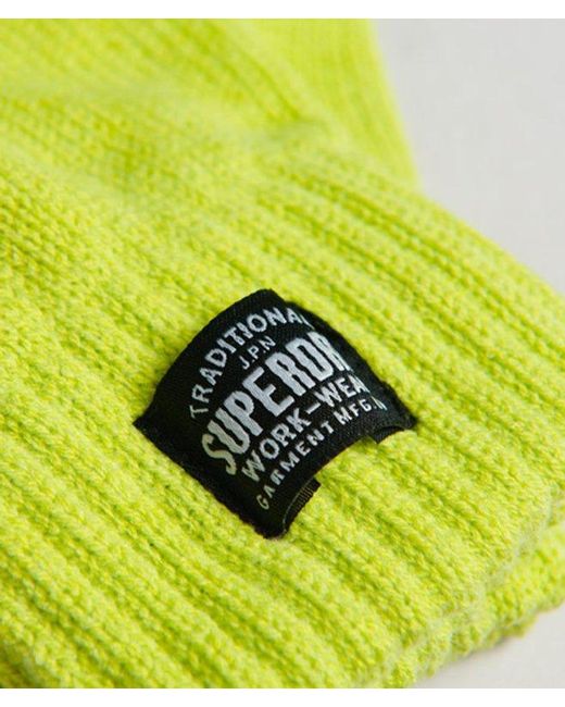 Superdry Yellow & Co Classic Knitted Gloves