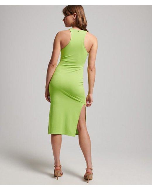 Superdry Green & Co Modal Jersey Racer Sleeveless Dress