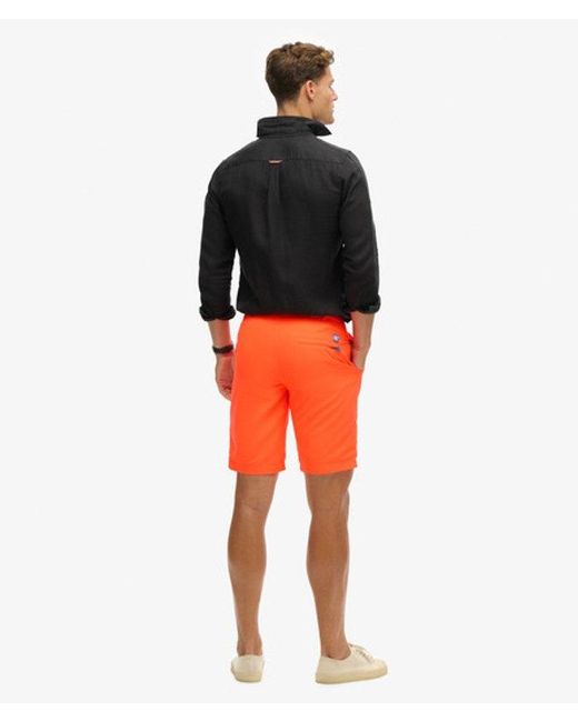 Superdry Klassieke Boardshort in het Orange voor heren