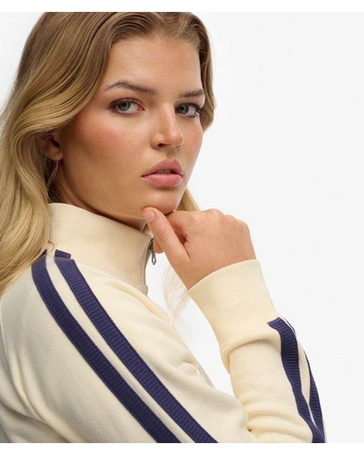 Superdry Natural & Co Essential Logo Zip Track Top