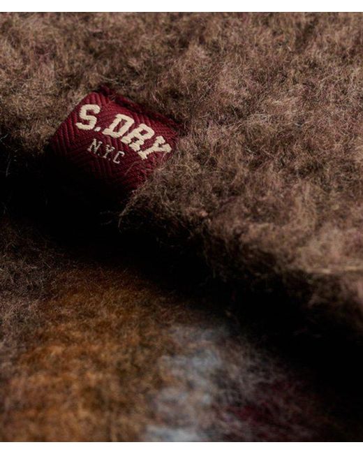 Superdry Brown & Co Slouchy Brushed Stripe Knit Jumper