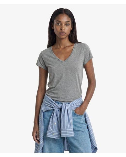 Superdry Blue & Co Studios Slub Embroidered T-shirt