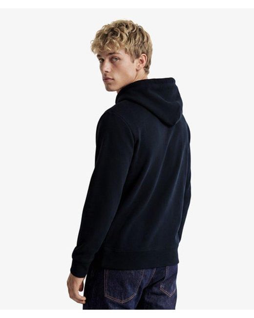 Superdry Blue 1954 Company Relaxed Hoodie for men