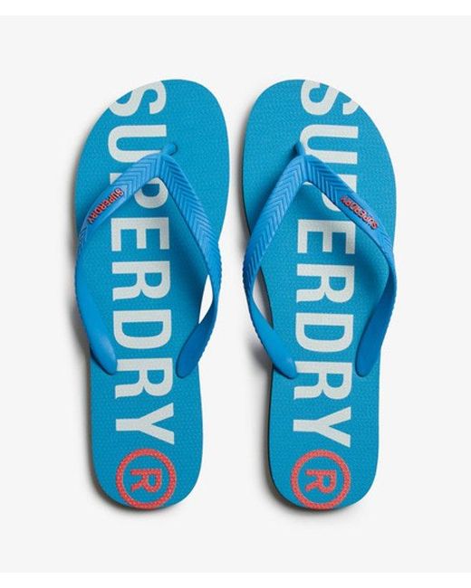 Superdry Blue & Co Core Essential Flip Flops for men