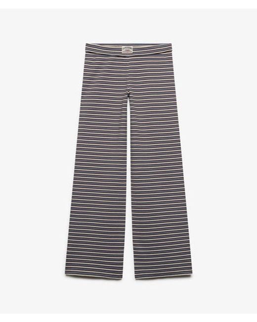 Superdry Athletic Essentials Jerseybroek Slanke Pasvorm in het Black