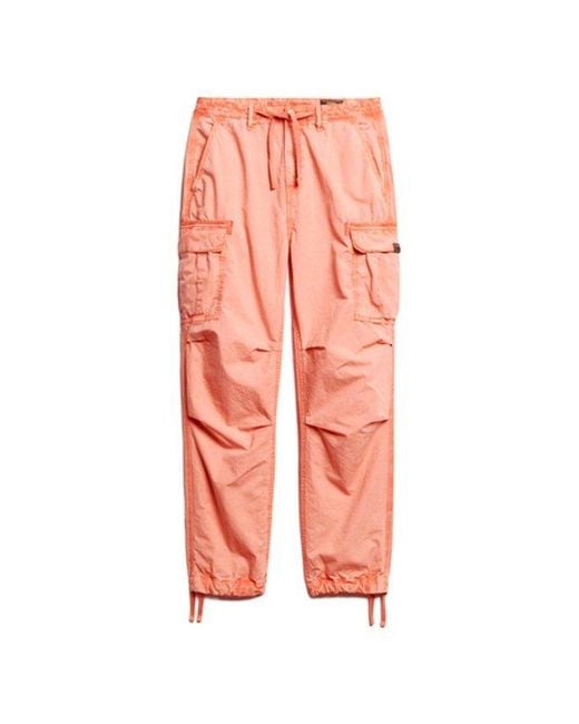 Superdry Red & Co Ladies Classic Low Rise Parachute Cargo Pants