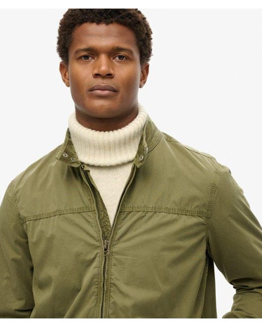Superdry Green & Co Classic Harrington Jacket for men