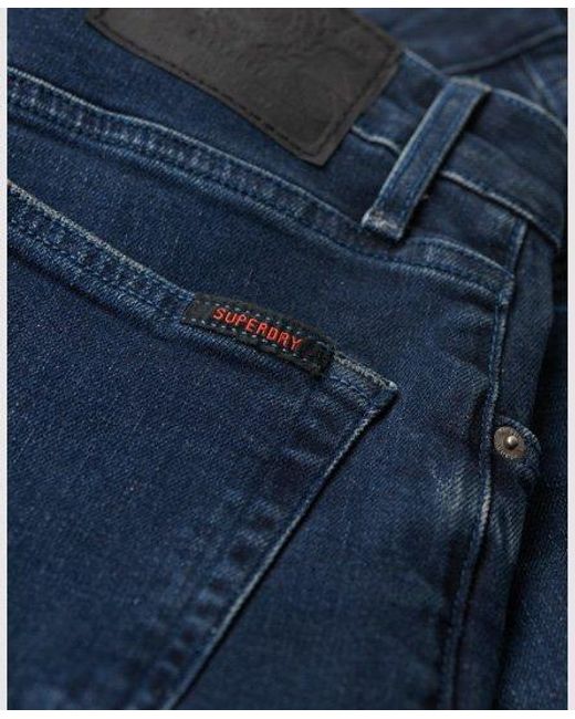 Superdry Slimfit Vintage Jeans in het Blue voor heren