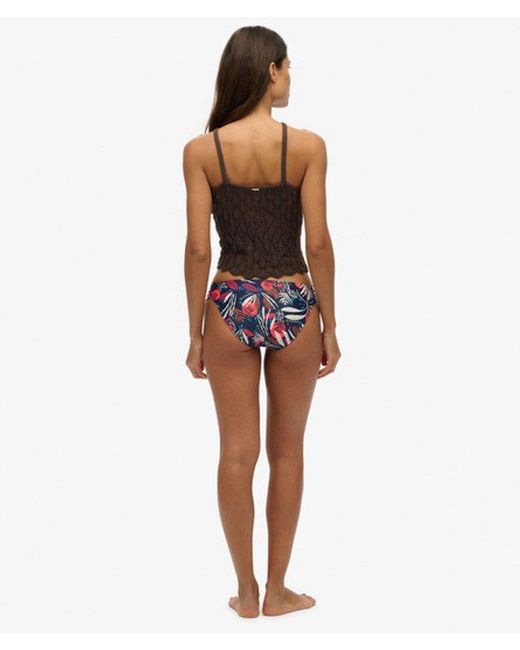 Superdry Black & Co Ruched Bikini Briefs