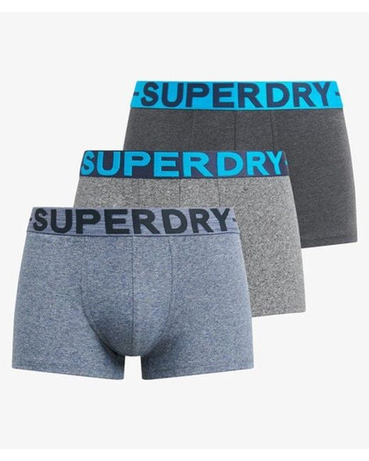 Superdry Blue & Co Trunk Triple Pack for men