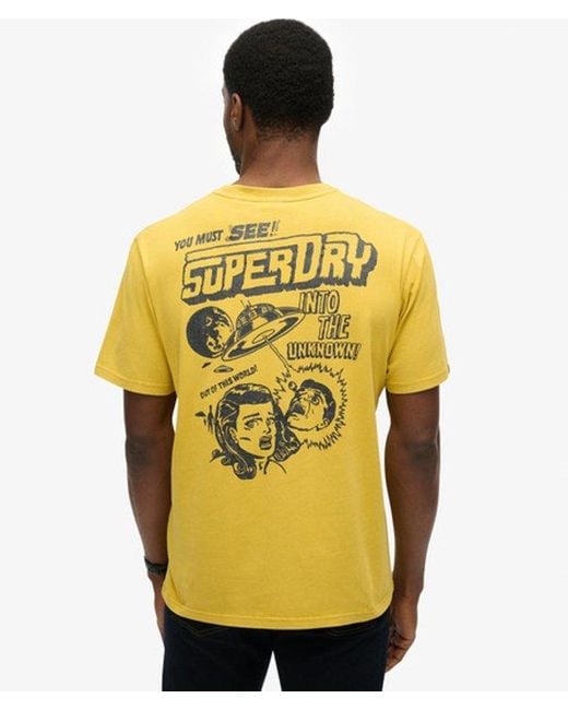 Superdry Metallic & Co B-movie Graphic Loose T-shirt for men