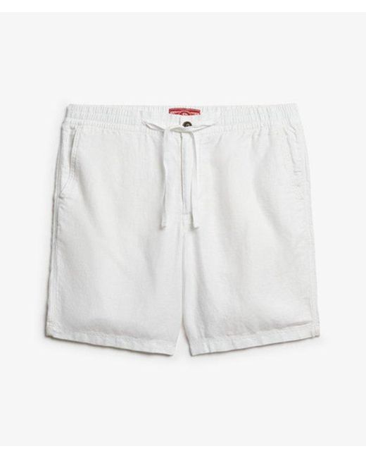 Superdry White & Co The Merchant Store- Linen Shorts for men