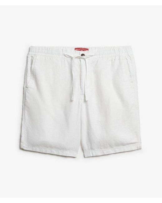 Superdry Natural & Co The Merchant Store- Linen Shorts for men